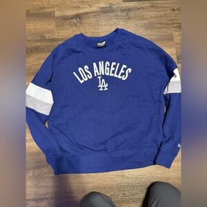 New Era Blue Los Angeles dodgers Sweatshirt